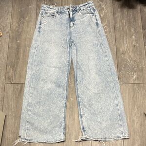 American Eagle Outfitters Light Wash Straight Leg Jeans